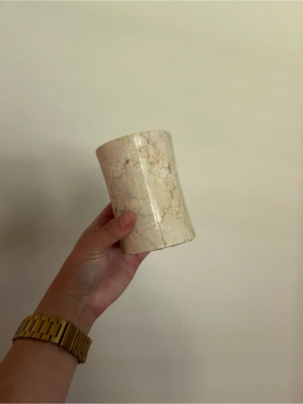 Classic Marble pen organizer/vase